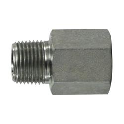 1/4" MPT x 3/8" FPT, Steel Expanding Pipe Adapter