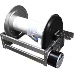 Titan 4022-6E 22 inch aluminum electric hose reel with 1 inch manifold