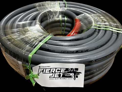 50ft 1/2in Non Marking Fierce Jet Hose 6200psi Rated For Heat Up To 311 Degrees