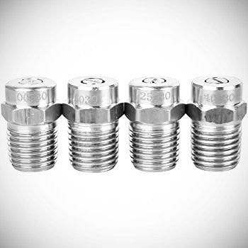 1/4 MEG High Pressure Tips Stainless Steel