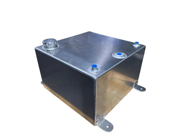 Aluminum fuel tank full view