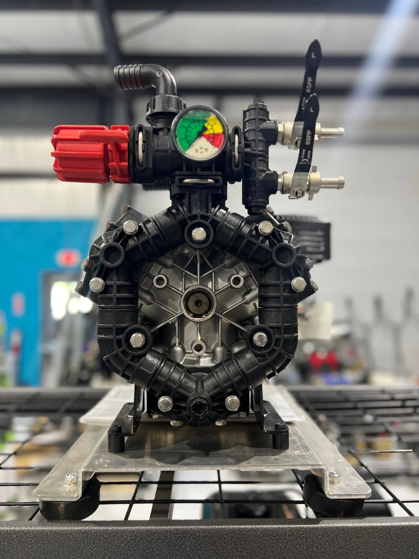 AR60 CRX pull-start aluminum skid frame for durability

