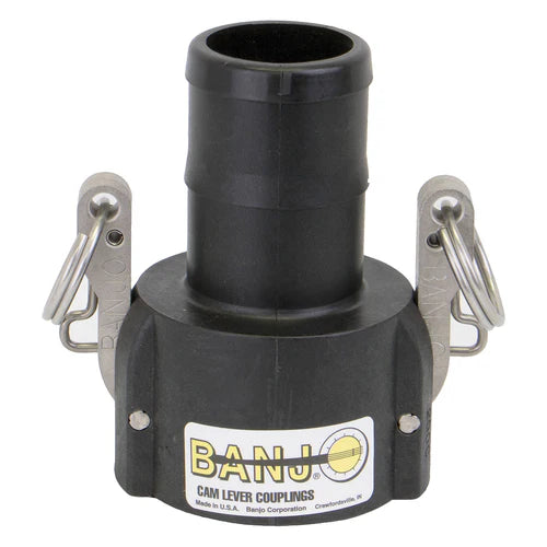 Banjo 050C cam lever coupling side view

