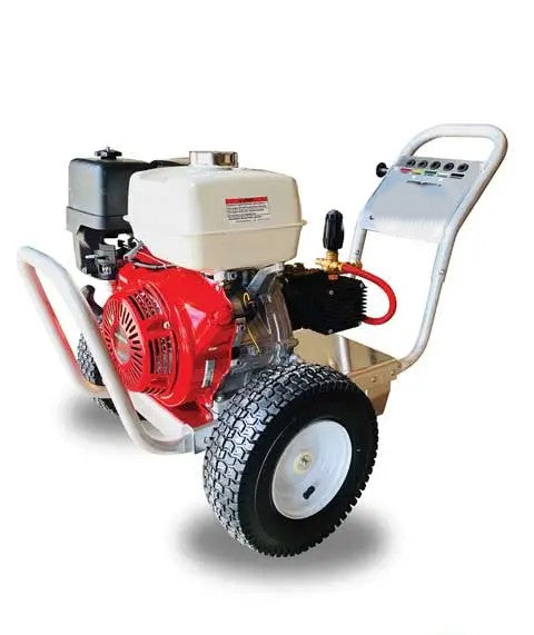 Direct Drive 4000 PSI 4 GPM Pressure Washer on Cart with Honda GX390 & Comet ZWD4040 Pump


