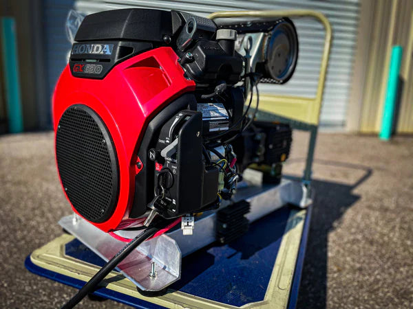 Direct Drive 5.5 GPM 3500 PSI Pressure Washer on Cart with Honda GX630 & GP TSS1021 Pump

