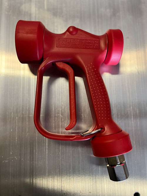 General Pump Washdown Gun – Red, For AR45 P40 AR60 Softwash Systems, Made In Italy