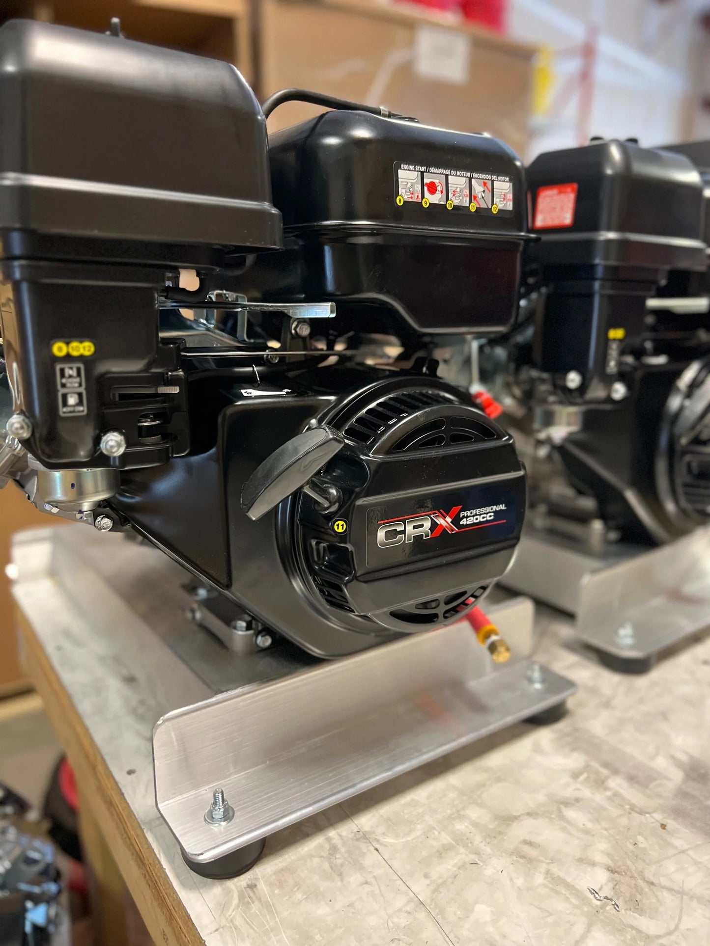Gear Drive 5.5 GPM 3000 PSI Pressure Washer with AR Pump full skid view

