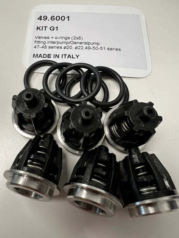 GP Kit 1 check valve kit for Comet and General Pump