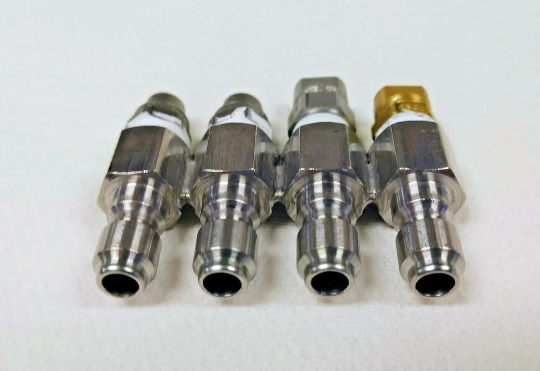 Assembled High Pressure J-Rod 4 Nozzle Holder with Tips

