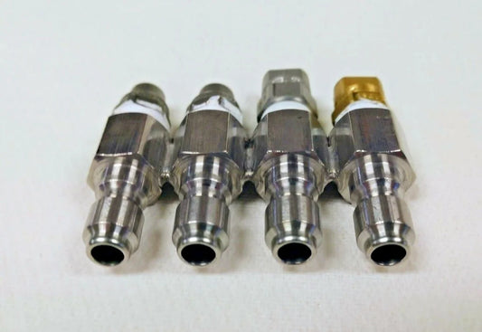Assembled High Pressure J-Rod 4 Nozzle Holder with Tips

