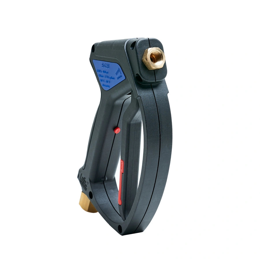 MTM Hydro SG28 live inlet swivel detail at Just Wash Stuff

