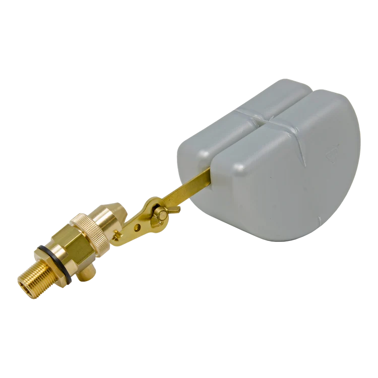 PA Brass Float Valve 3/8" Male with Float – SKU 2344

