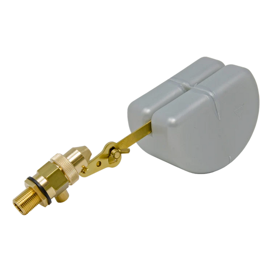 PA Brass Float Valve 3/8" Male with Float – SKU 2344


