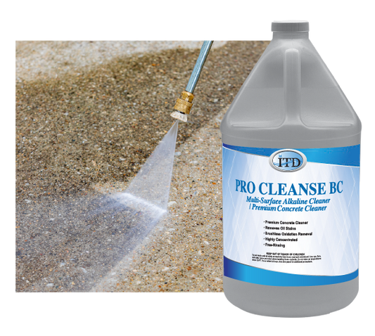 Pro Cleanse BC Alkaline Cleaner for soft wash and pressure washing

