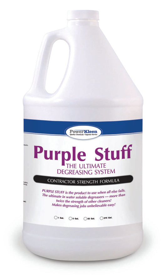 Purple Stuff Industrial Degreaser 1 Gallon SKU 200600 PK for grease and grime.

