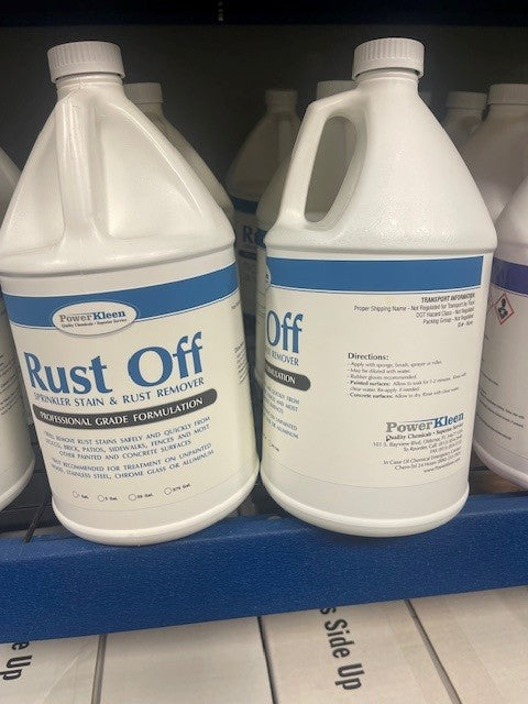 Power Kleen Rust Off sprinkler stain and rust remover