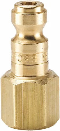 1/4" FPT Plug Quick Connect Brass Fitting 3284