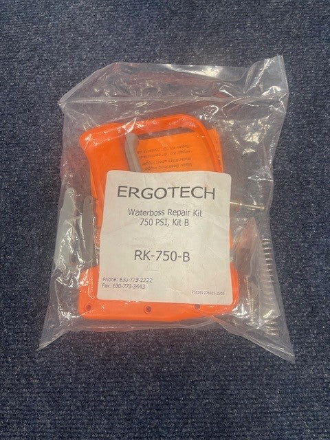 WaterBoss 750 Rebuild Kit SKU RK-750-B packaging for pressure washing

